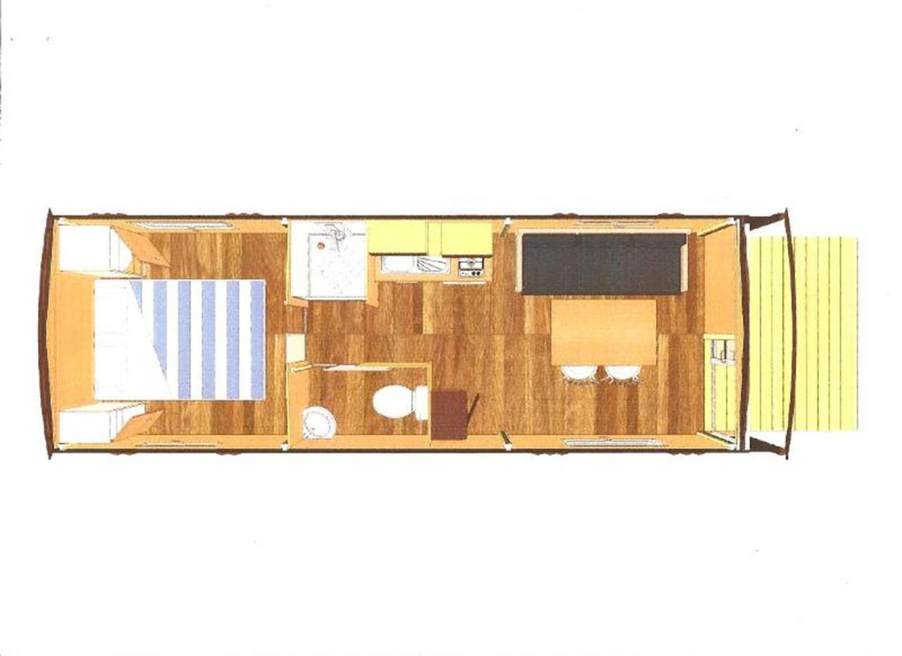 Camping Les Amandiers Castelnau-de-Guers Екстериор снимка